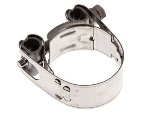 34 - 37 mm Hose Clamp with a Stainless Steel 304 18 mm band - Norma