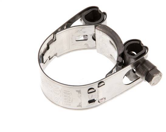 34 - 37 mm Hose Clamp with a Stainless Steel 304 18 mm band - Norma