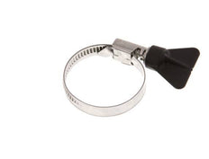 25 - 40 mm Hose Clamp with a Stainless Steel 304 9 mm band With Butterfly Handle - Norma [2 Pieces]