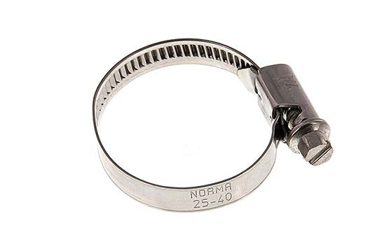 25 - 40 mm Hose Clamp with a Stainless Steel 304 9 mm band - Norma [2 Pieces]