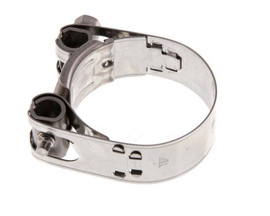 40 - 43 mm Hose Clamp with a Stainless Steel 304 18 mm band - Norma