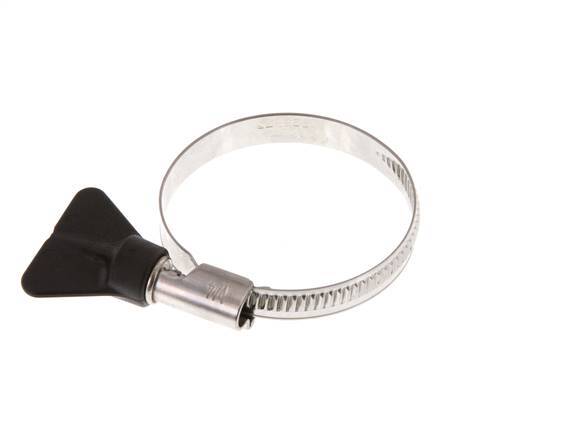 35 - 50 mm Hose Clamp with a Stainless Steel 304 9 mm band With Butterfly Handle - Norma [2 Pieces]