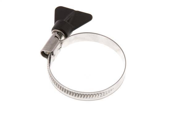 35 - 50 mm Hose Clamp with a Stainless Steel 304 9 mm band With Butterfly Handle - Norma [2 Pieces]