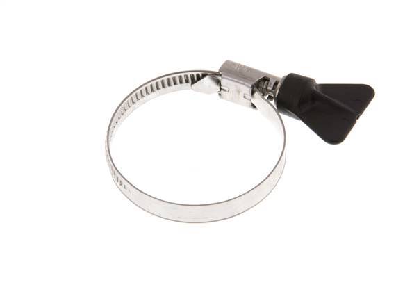 35 - 50 mm Hose Clamp with a Stainless Steel 304 9 mm band With Butterfly Handle - Norma [2 Pieces]