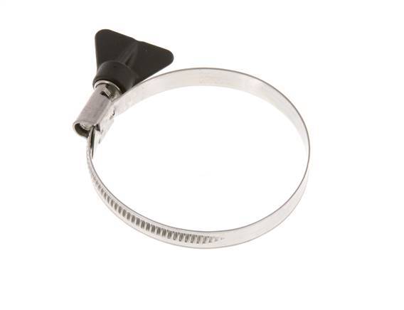 50 - 70 mm Hose Clamp with a Stainless Steel 304 9 mm band With Butterfly Handle - Norma [2 Pieces]