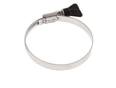 70 - 90 mm Hose Clamp with a Stainless Steel 304 12 mm band With Butterfly Handle - Norma