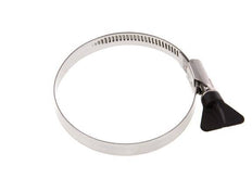 70 - 90 mm Hose Clamp with a Stainless Steel 304 12 mm band With Butterfly Handle - Norma