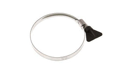 60 - 80 mm Hose Clamp with a Stainless Steel 304 9 mm band With Butterfly Handle - Norma [2 Pieces]