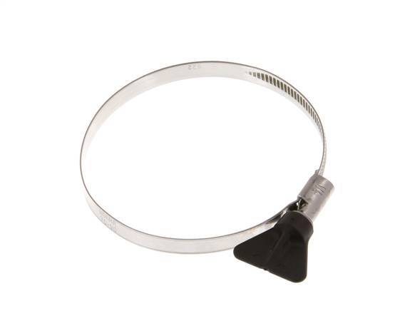 70 - 90 mm Hose Clamp with a Stainless Steel 304 9 mm band With Butterfly Handle - Norma [2 Pieces]