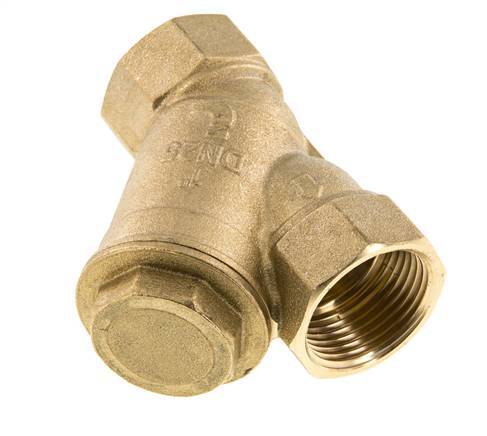 G 1 Brass Y-Strainer 0.5 mm Mesh 20 Bar NBR