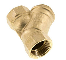G 1 1/4" Brass Y-Strainer 0.5 mm Mesh 20 Bar NBR