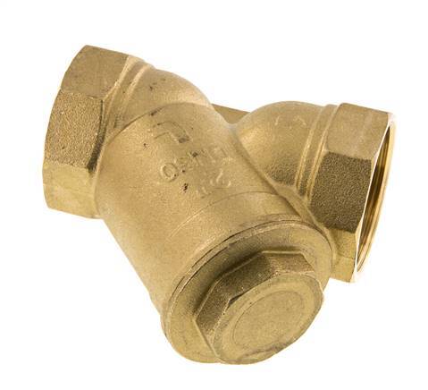 G 2" Brass Y-Strainer 0.5 mm Mesh 20 Bar NBR