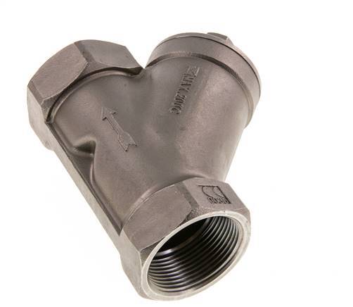 G1 1/2'' Y-Strainer 1mm 18-Mesh Stainless Steel PTFE 40bar/580psi