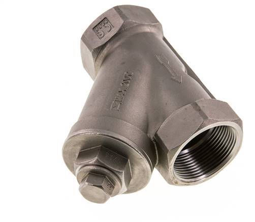 G1 1/2'' Y-Strainer 1mm 18-Mesh Stainless Steel PTFE 40bar/580psi