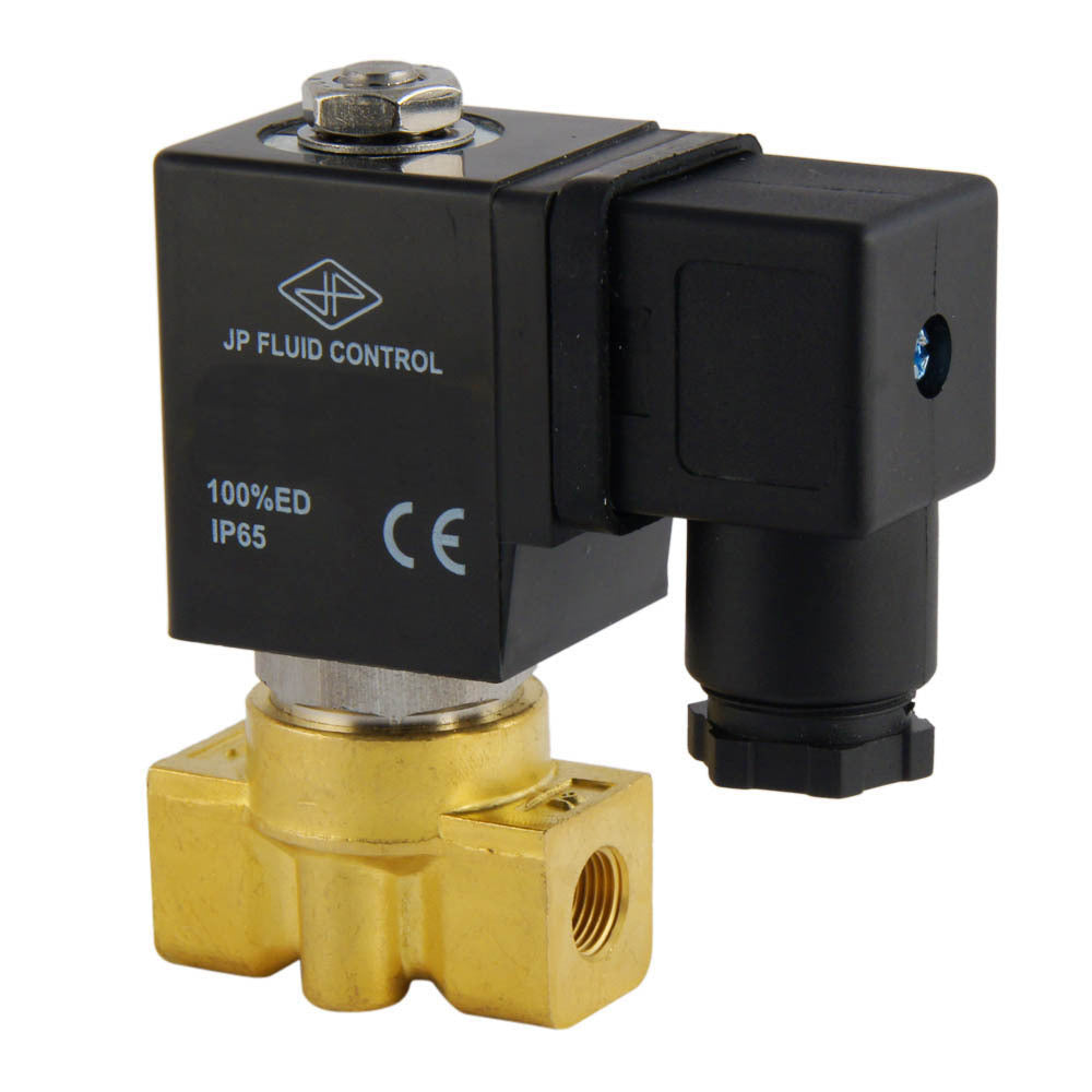 Solenoid Valve ST-DA 1/8'' brass FKM 0-13bar 12V DC