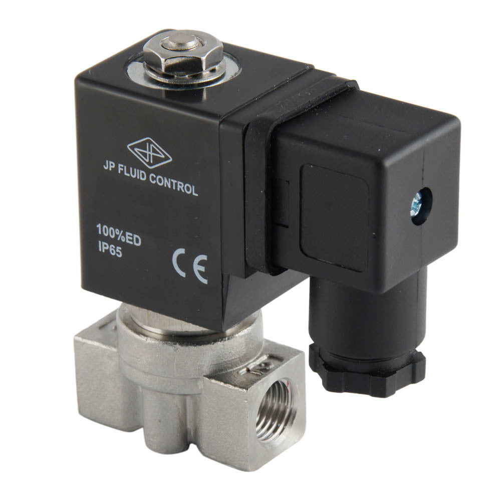 Solenoid Valve ST-DA 1/4'' stainless steel FKM 0-13bar 24V AC