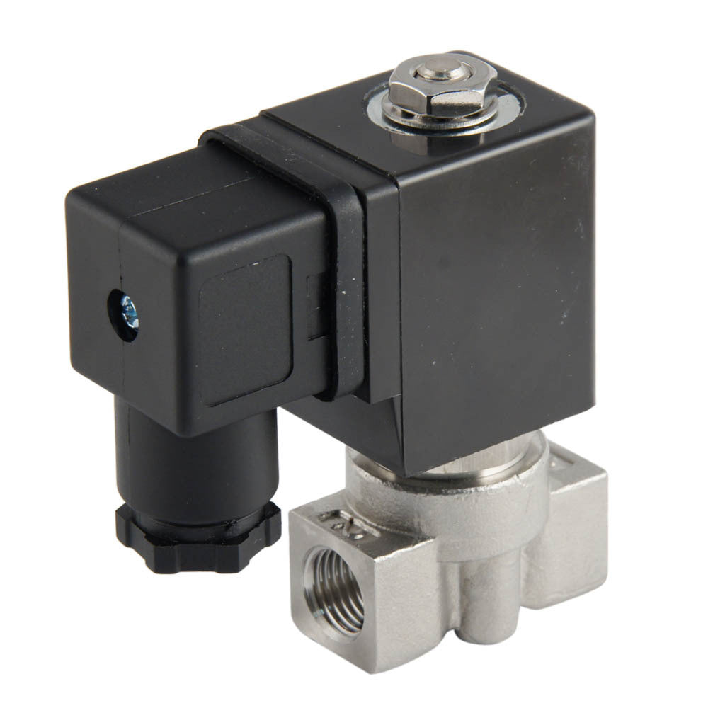 Solenoid Valve ST-DA 1/4'' stainless steel FKM 0-13bar 24V AC