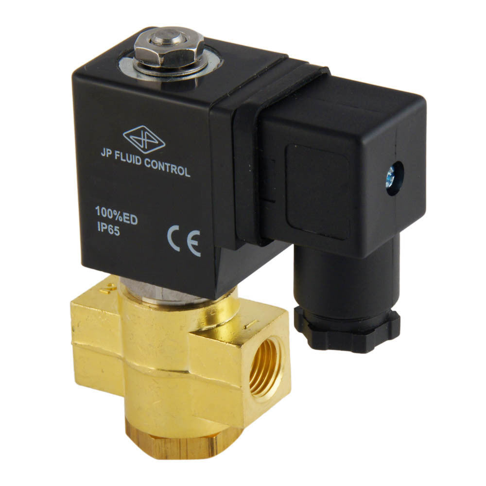 Solenoid Valve ST-DB 1/4'' NO brass EPDM 0-12bar 24V DC