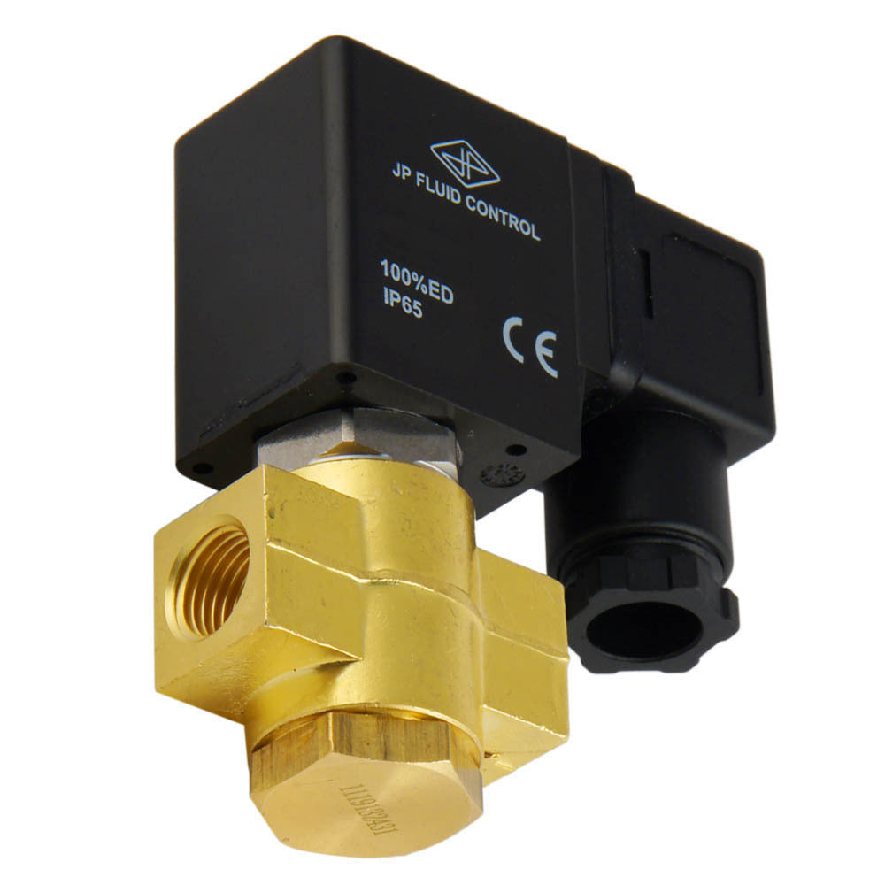 Solenoid Valve ST-DB 1/4'' NO brass EPDM 0-12bar 12V DC