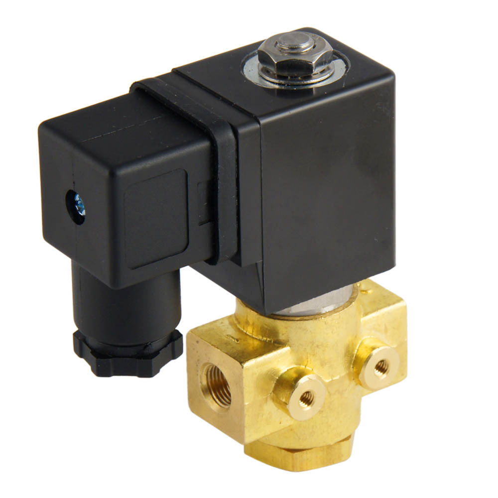 Solenoid Valve ST-DB 1/8'' NO brass FKM 0-12bar 24V AC