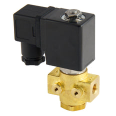 Solenoid Valve ST-DB 1/8'' NO brass FKM 0-12bar 24V DC