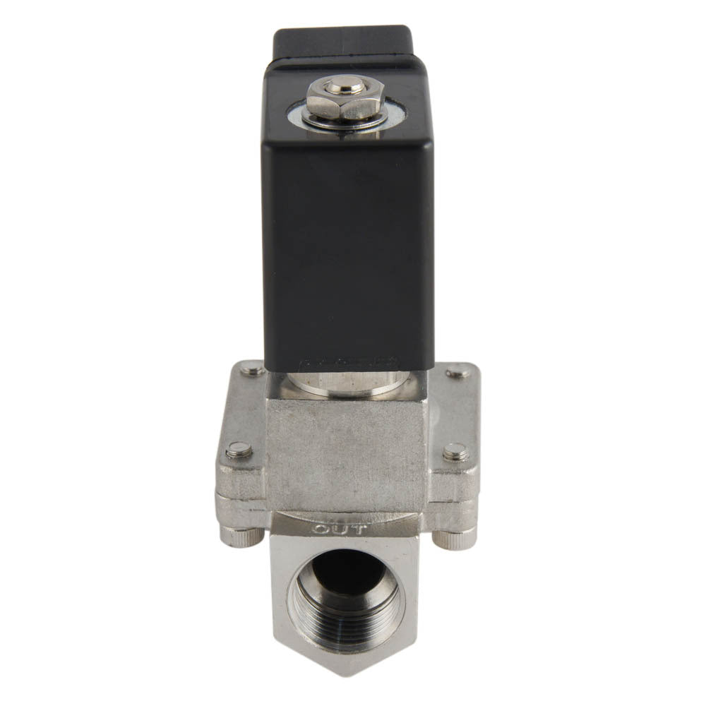 Solenoid Valve ST-IA 1/2'' stainless steel FKM 0,5-16bar 12V DC