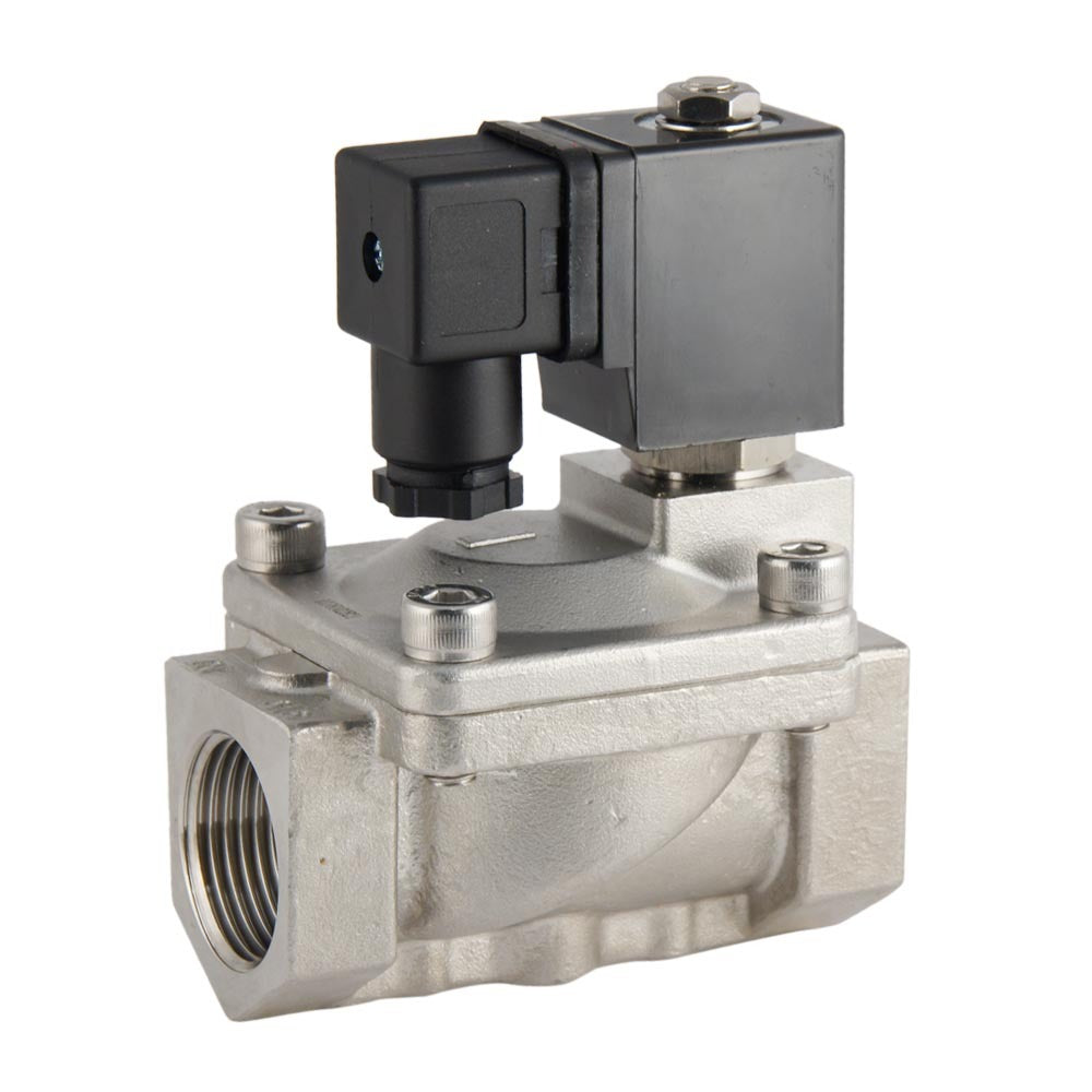 Solenoid Valve ST-IA 1'' stainless steel FKM 0,5-16bar 12V DC