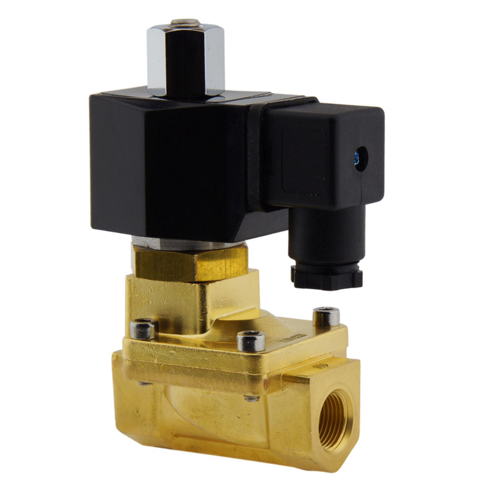 Solenoid Valve ST-IB 3/8'' NO brass FKM 0,5-13bar 120V AC