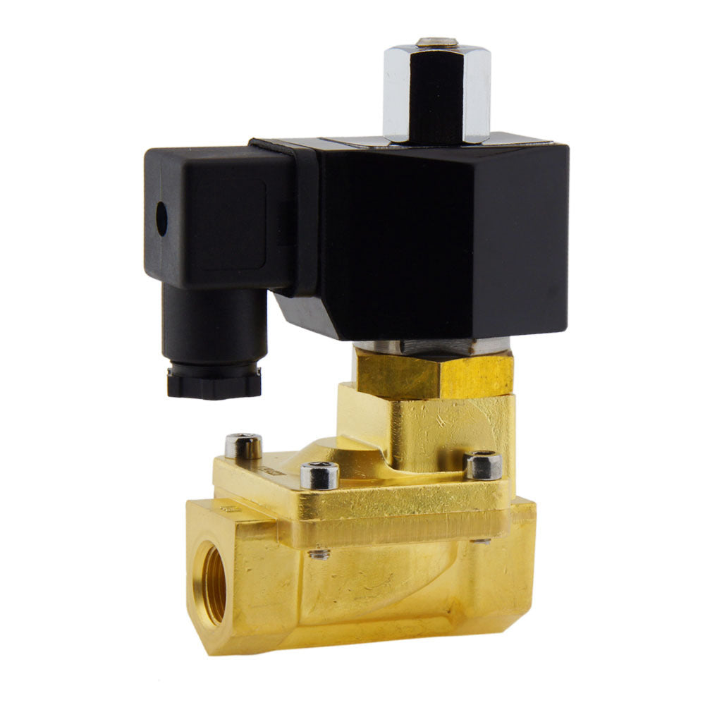Solenoid Valve ST-IB 3/8'' NO brass FKM 0,5-13bar 24V DC