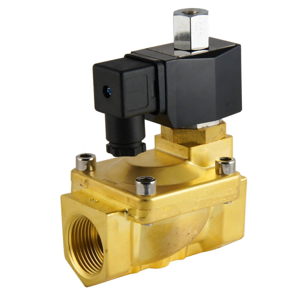 Solenoid Valve ST-IB 1'' NO brass EPDM 0,5-13bar 120V AC