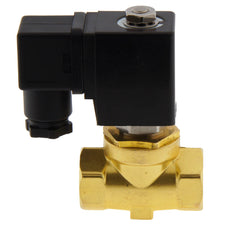 Solenoid Valve ST-SA 1/4'' brass FKM 0-10bar 24V DC