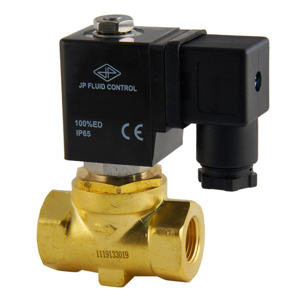 Solenoid Valve ST-SA 3/8'' brass EPDM 0-10bar 24V DC