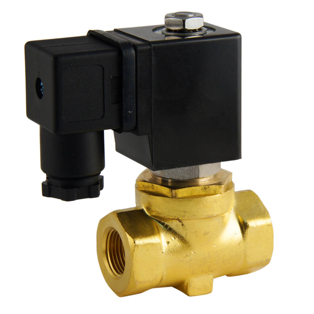 Solenoid Valve ST-SA 3/8'' brass EPDM 0-10bar 24V DC