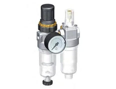FRL 2-Part G1/8'' 350 l/min 0.5-3.0bar/7-44psi Semi-Auto Polycarbonate Standard 0