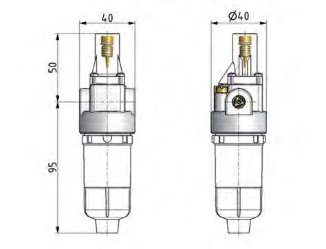 Lubricator G1/4'' Polycarbonate Standard 0