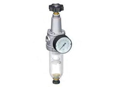 Filter-Regulator G1/4'' 900 l/min 0.5-10.0bar/7-145psi Semi-Auto Protective Cage Polycarbonate Standard 1