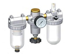 FRL 3-Part G3/8'' 1400 l/min 0.5-10.0bar/7-145psi Semi-Auto Polycarbonate Standard 2