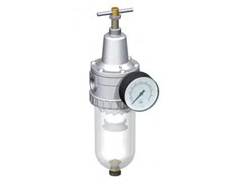 Filter-Regulator G1/2'' 3000 l/min 0.5-16.0bar/7-232psi Auto (Closed Without Pressure) Polycarbonate Standard 3