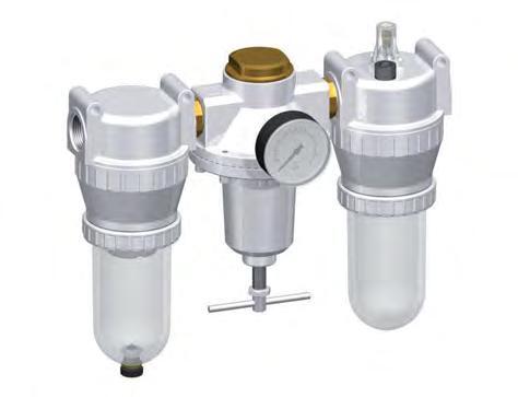 FRL 3-Part G3/4'' 4900 l/min 0.5-10.0bar/7-145psi Semi-Auto Protective Cage Polycarbonate Standard 5