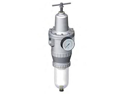 Filter-Regulator G1'' 12000 l/min 0.5-10.0bar/7-145psi Semi-Auto Metal Standard 5