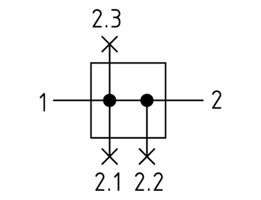 Distributor G3/8 3600 l/min with Pressure Switch Futura 1