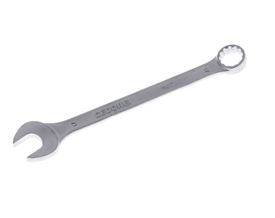 17mm Gedore Open End Wrench With 15 Degrees Angled Box End