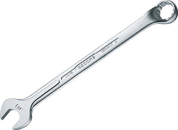 22mm Gedore Open End Wrench With 10 Degrees Angled Box End