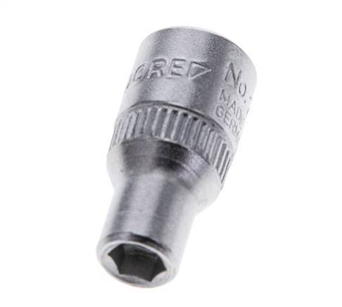 1/4" Gedore Socket Insert for 5 mm External Hexagon Bolts