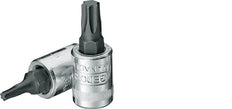 1/4" Gedore Red Socket Insert for TX27 Internal Torx Screws [2 Pieces]
