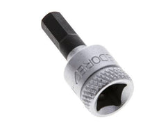 1/4" Gedore 28mm Long Pin Socket Insert for 5 mm Hexagonal Socket Screws