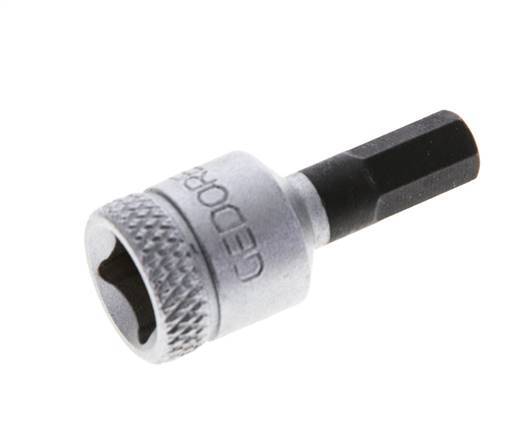 1/4" Gedore 28mm Long Pin Socket Insert for 5 mm Hexagonal Socket Screws