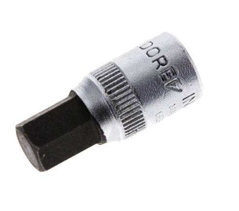 1/4" Gedore 28mm Long Pin Socket Insert for 8 mm Hexagonal Socket Screws