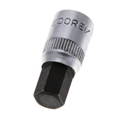 1/4" Gedore 28mm Long Pin Socket Insert for 8 mm Hexagonal Socket Screws