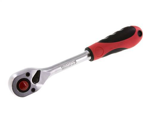 1/2" Gedore Red Ratchet With Switch Lever And Lock-Release Button